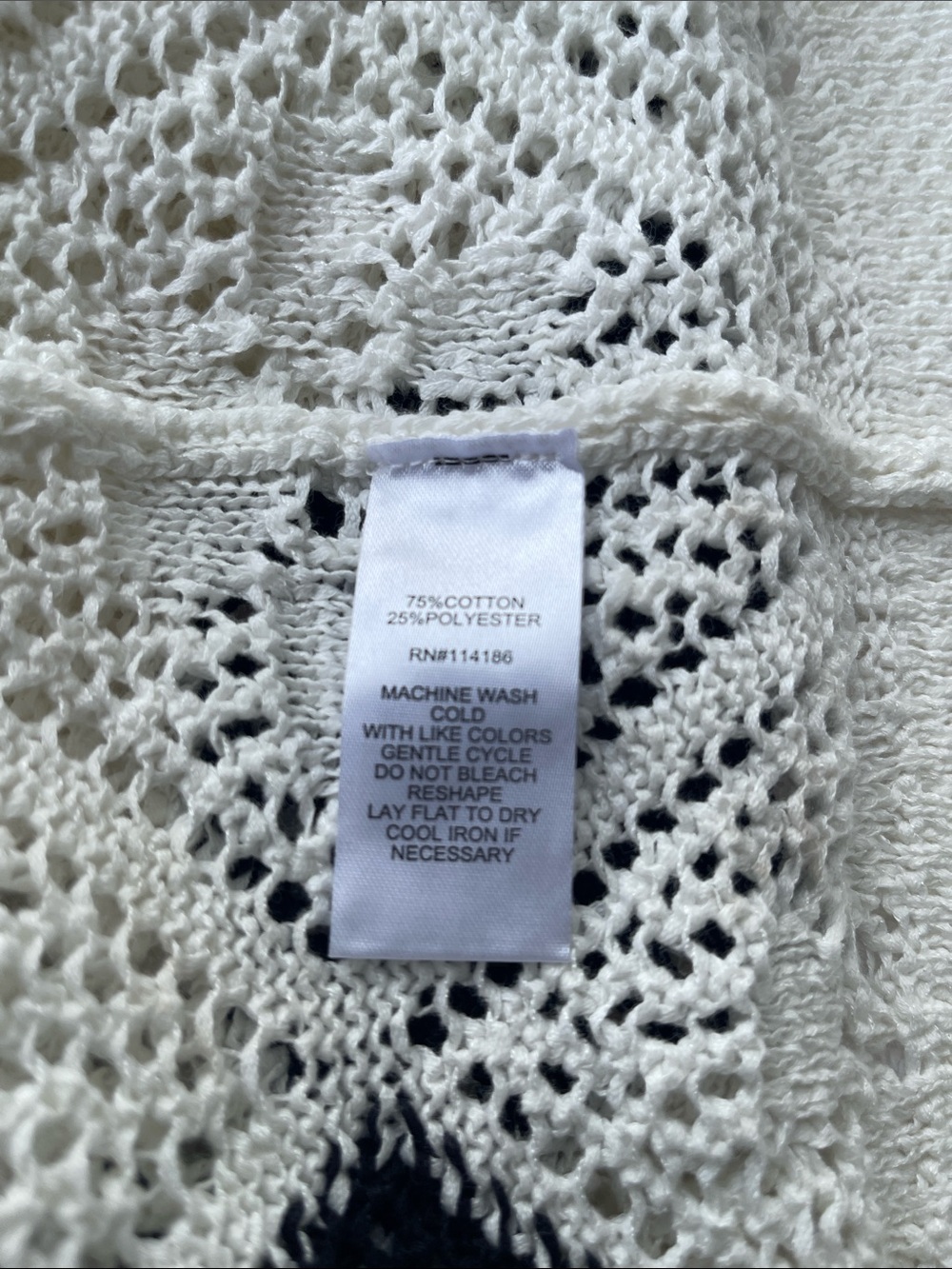 Adyson Parker Crochet Argyle Sweater Vest – NWT – Size L - Picture 7 of 12